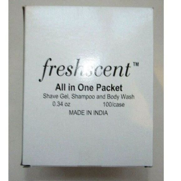 FRESHSCENT All In One Packets Shave Gel, Shampoo - Picture 3 of 4